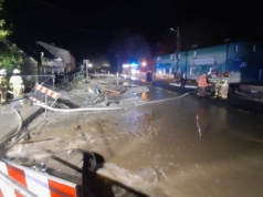 Służby walczą ze skutkami opadów deszczu w powiecie gliwickim