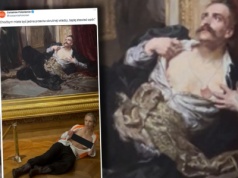 Ostatnie Pokolenie w akcji. Aktywistka obnażyła się w muzeum. "Elity nas sprzedają"