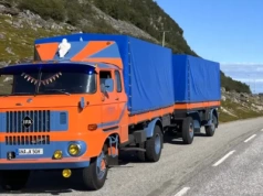 IFA W50 z przyczepą w trasie do północnej Norwegii – wspólna trasa dziadka i wnuka