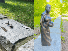 Kolejna kradzież figurki w centrum Olsztyna. Zniknęła Karczmarka warta 15 tys. zł