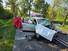 Śmiertelny wypadek na drodze wojewódzkiej nr 513. Nie żyje 62-letni kierowca