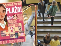 Awantura o plakat w szkołach. Chodzi o wygląd uczniów. "Co komu przeszkadza dres?"