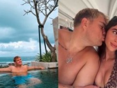 Kevin Mglej relacjonuje wakacje z Roksaną Węgiel. Fotki w basenie i 