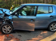 Zderzenie koło Dębnicy (ZDJĘCIA)