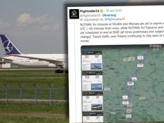 Rosyjskie drony nad Polską. Zamknięto cztery lotniska. Na wchodzie lata szczególny samolot