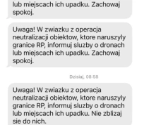 Nocny nalot rosyjskich dronów. W Lubelskiem zestrzelono sześć