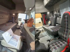 Tuning wnętrz niczym w Renault Premium Single – szersze łóżko, podniesiona podłoga