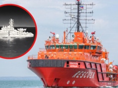 Kolejny okręt Rosjan trafiony. Miał chronić Flotę Czarnomorską