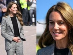 Księżna Kate znów pokazała się publicznie. Zachwyciła w eleganckim garniturze