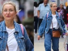 Naturalna Cameron Diaz przemierza Nowy Jork z 6-letnią córką