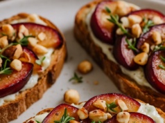 ​Nie pomidor, a... śliwka (z gorgonzolą i orzechami). Jesienne bruschettone według Emiliana Castagny