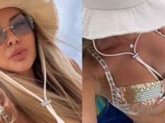 Ola Ciupa odsłania smukłą sylwetkę w bogato zdobionym bikini. Petarda?