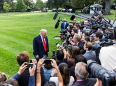 Rosyjskie drony nad Polską. Trump z krótkim komentarzem