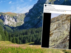 Tak zachował się turysta w Tatrach. Pokazano nagranie. W komentarzach zażarta dyskusja