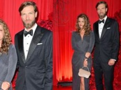 Zofia Zborowska w sukni z rozcięciem i elegancki Andrzej Wrona brylują na balu charytatywnym