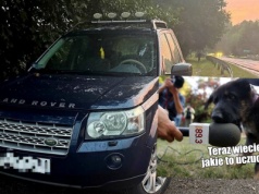 Wola Rudzka: policjanci wybili pijanemu kierowcy szybę, bo spał w samochodzie na środku drogi