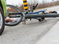 Potrącenie rowerzysty