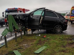 Seria wypadków na autostradzie A1. Pięć osób rannych, w tym dziecko
