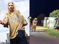 Zibex miał poważny wypadek. Dachował i został uwięziony w aucie