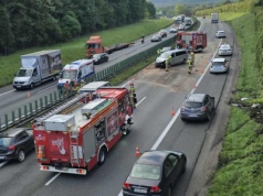 Wypadek na autostradzie A4. Utrudnienia w kierunku Rzeszowa