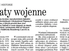 Miejskie historie okiem Anety Marciniak. Straty wojenne