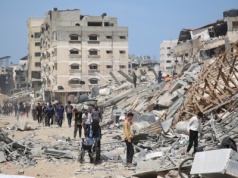 Izrael burzy najwyższe budynki w Gazie. Rośnie liczba ofiar