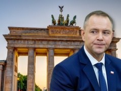 Niemiecki dziennik ostro o Nawrockim. "Posłaniec z rachunkiem"