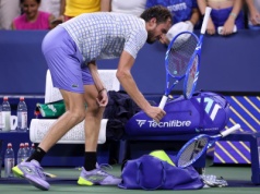 Rosjanin wpadł w furię na korcie. Głos zabrała jego psycholog