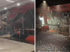 Toruń. CH Plaza już otwarta po poniedziałkowej ewakuacji. W Cinema City spadł podwieszany sufit