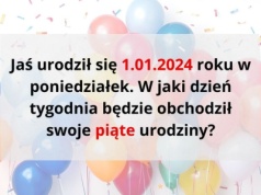 Urodzinowa zagadka matematyczna. Rozwiążesz bez kalendarza?