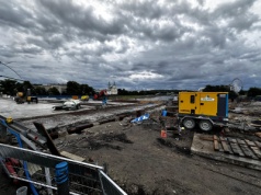 Tu za miesiąc mają pojechać tramwaje. Trwają prace na moście Grunwaldzkim (ZDJĘCIA)