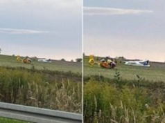 Awaryjne lądowanie samolotu w Gliwicach