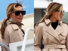 Cała uwaga na Melanię Trump. Zadała szyku w podróży do Wielkiej Brytanii