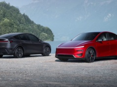 Tesla Model Y LR AWD ~84 kWh z Giga Berlin już ze świadectwem homologacji. Takoż i Model 3 z dźwignią kierunkowskazów (Giga Shanghai)