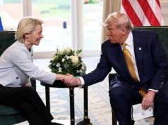 Transatlantyckie sankcje na Rosję? Szefowa KE zachęca prezydenta USA