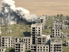 Ukraińcy równają z ziemią całe rosyjskie osiedla. Jest nagranie