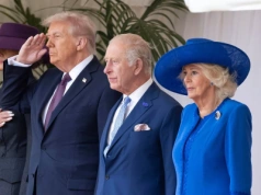 Trump rozbawił Karola III. Tak wyglądał bankiet na zamku Windsor