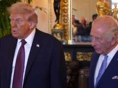 Wpadka Donalda Trumpa. Jest wideo, jak przywitał się z królem Karolem III