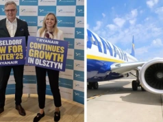 Ryanair ogłasza zimowy rozkład lotów z lotniska Olsztyn-Mazury