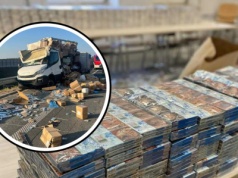 Ponad milion papierosów na S61. Kontrabanda wpadła po kolizji