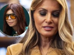 Melania Trump z ostatnią kreacją podczas wizyty u royalsów. Ekspertka komentuje: "Czy skórzany komplet WYPADA?"