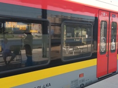 Zatrzymany ruch pociągów na trasie Zgierz-Zgierz Północ