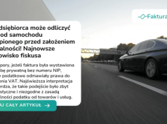 Przedsiębiorca może odliczyć VAT od samochodu zakupionego przed założeniem działalności! Najnowsze stanowisko fiskusa