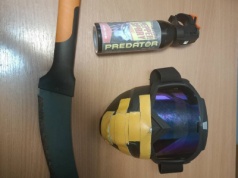 17-letni Ukrainiec zatrzymany z maczetą, gazem łzawiącym i maską