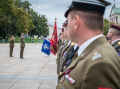 Litewsko-Polsko-Ukraińska Brygada ma już 10 lat. Dziś w centrum Lublina odbyły się uroczystości (zdjęcia)