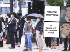 Japonia staje się krajem pracujących emerytów, już 1/3 obywateli ma 65 lat lub więcej