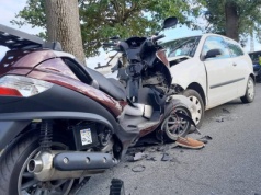 Nie żyje motocyklista po zderzeniu z Volkswagenem