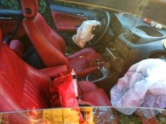 Wjechał do rowu i uciekł. W środku było TO