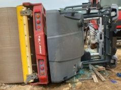 Zginął przez walec