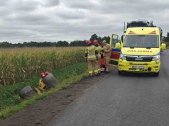 Tragiczny wypadek. Walec przygniótł operatora, mężczyzna zginął na miejscu